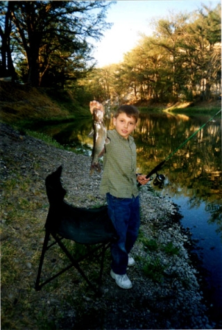 Hasta los peques pescan